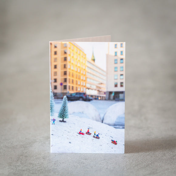 Minikort - Vinterlek